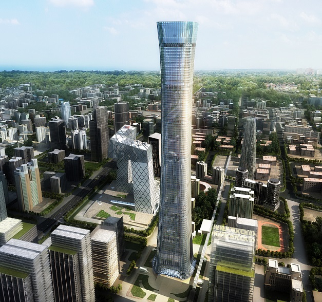 九五至尊VI老品牌中标北京第一高528米中国尊  创立行业“第一高”大满贯纪录